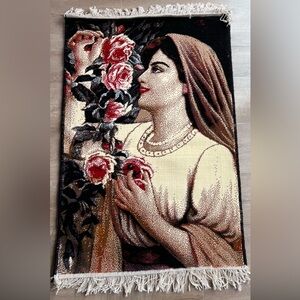 Vintage-Inspired Wall Hanging with Roses